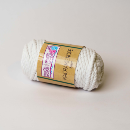 Macrame Rope color blanco